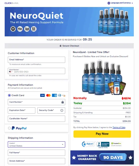 neuroquiet order